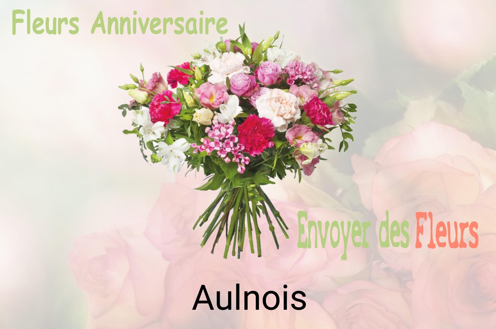 Bouquet de fleurs d’anniversaire livré à Aulnois